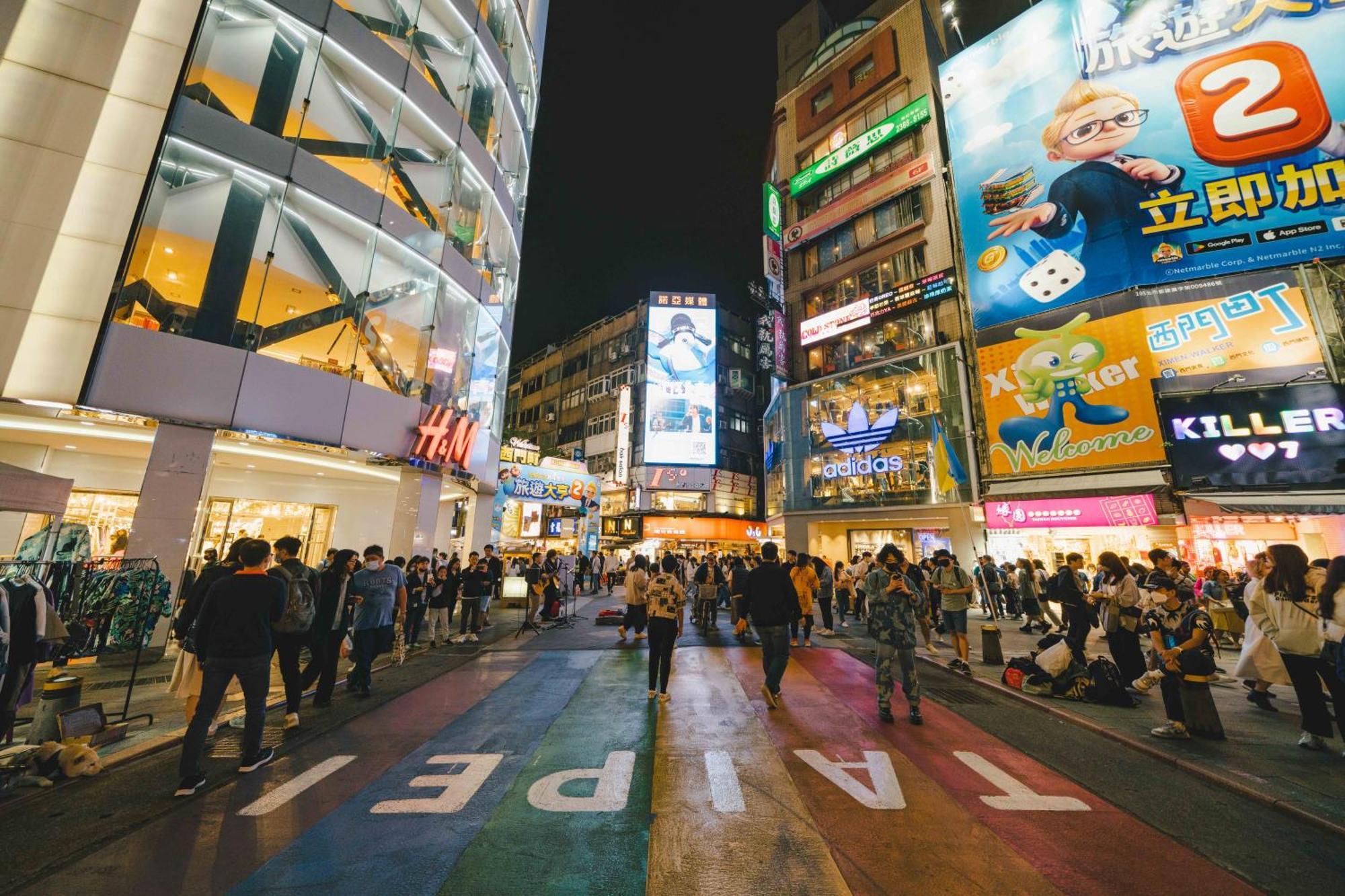 SWIIO Hotel Ximending Taipeh Exterior foto